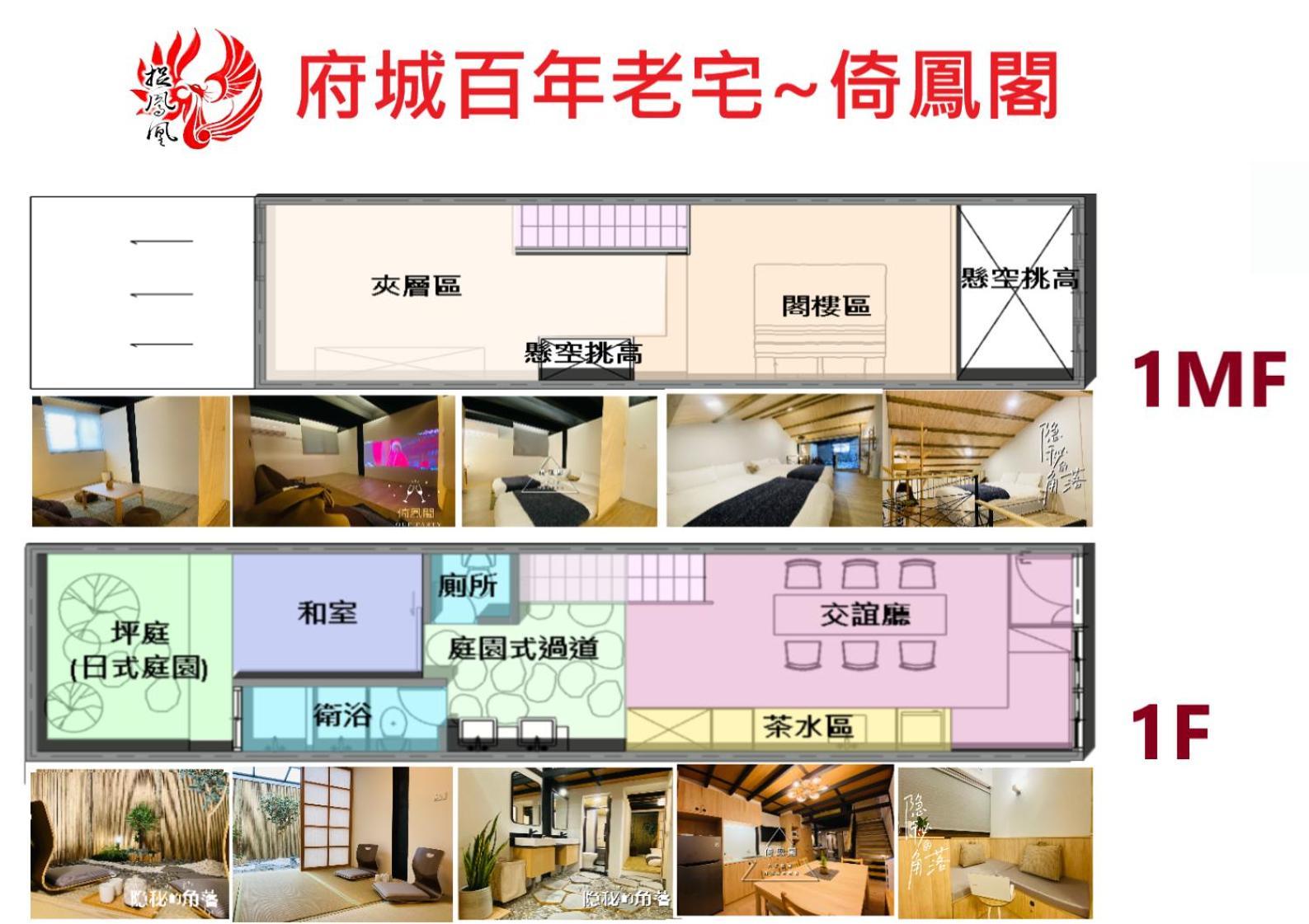 捉鳳凰 台南百年老宅包棟導覽民宿系列catchphoenix Centennial Guesthouse Eksteriør bilde