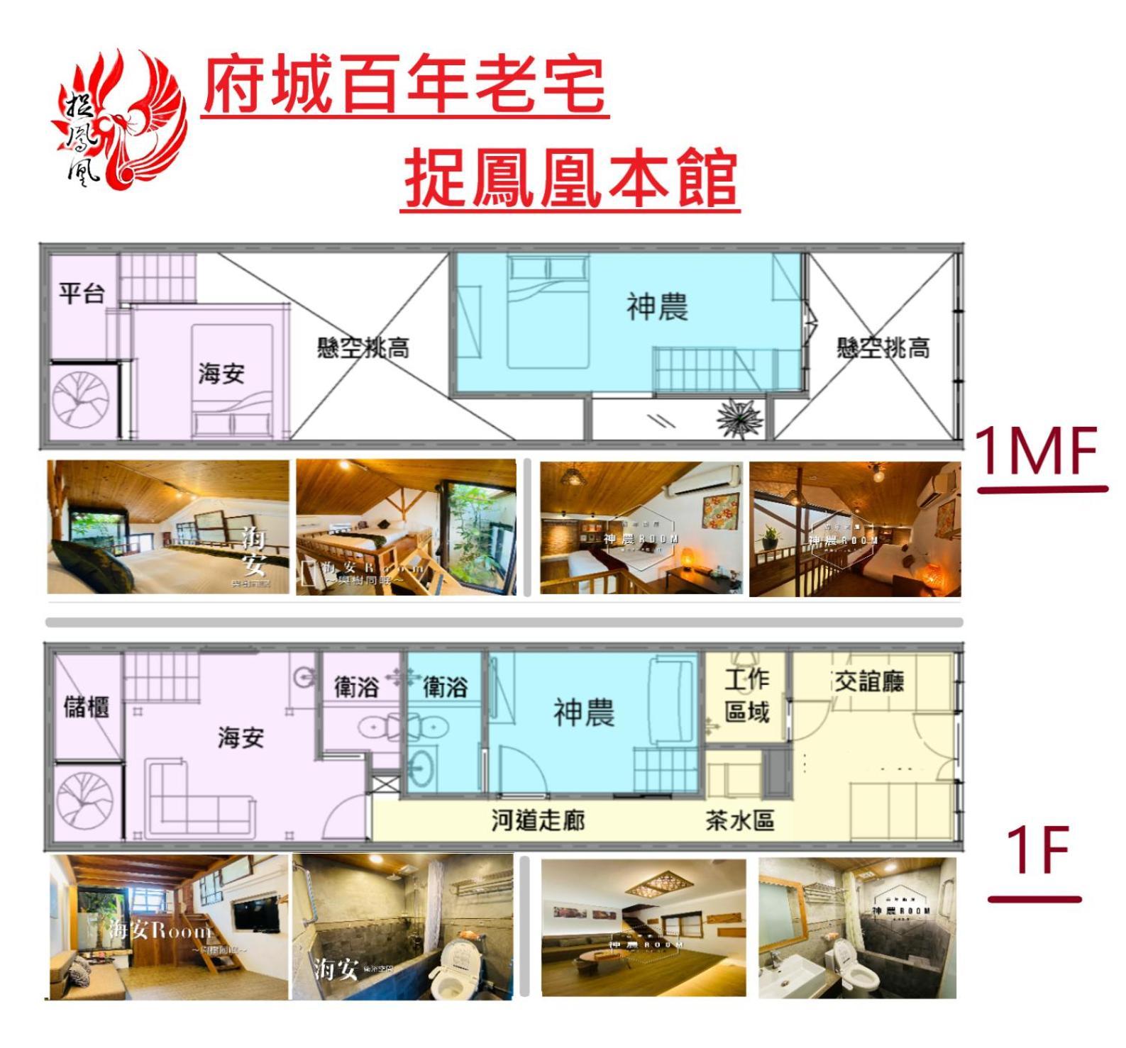 捉鳳凰 台南百年老宅包棟導覽民宿系列catchphoenix Centennial Guesthouse Eksteriør bilde